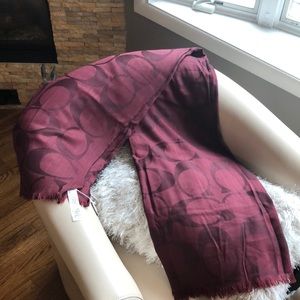 Coach  52"x69" scarf